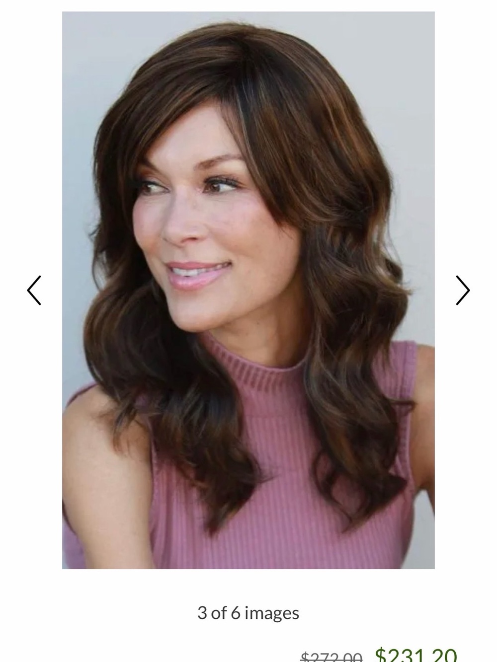 Dark Brown Mariah Wig by Jon Renau